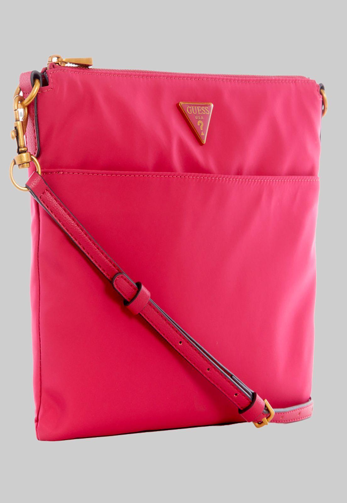 Cartera Eco Gemma Crossbody Swing Pak Fucsia Guess-1
