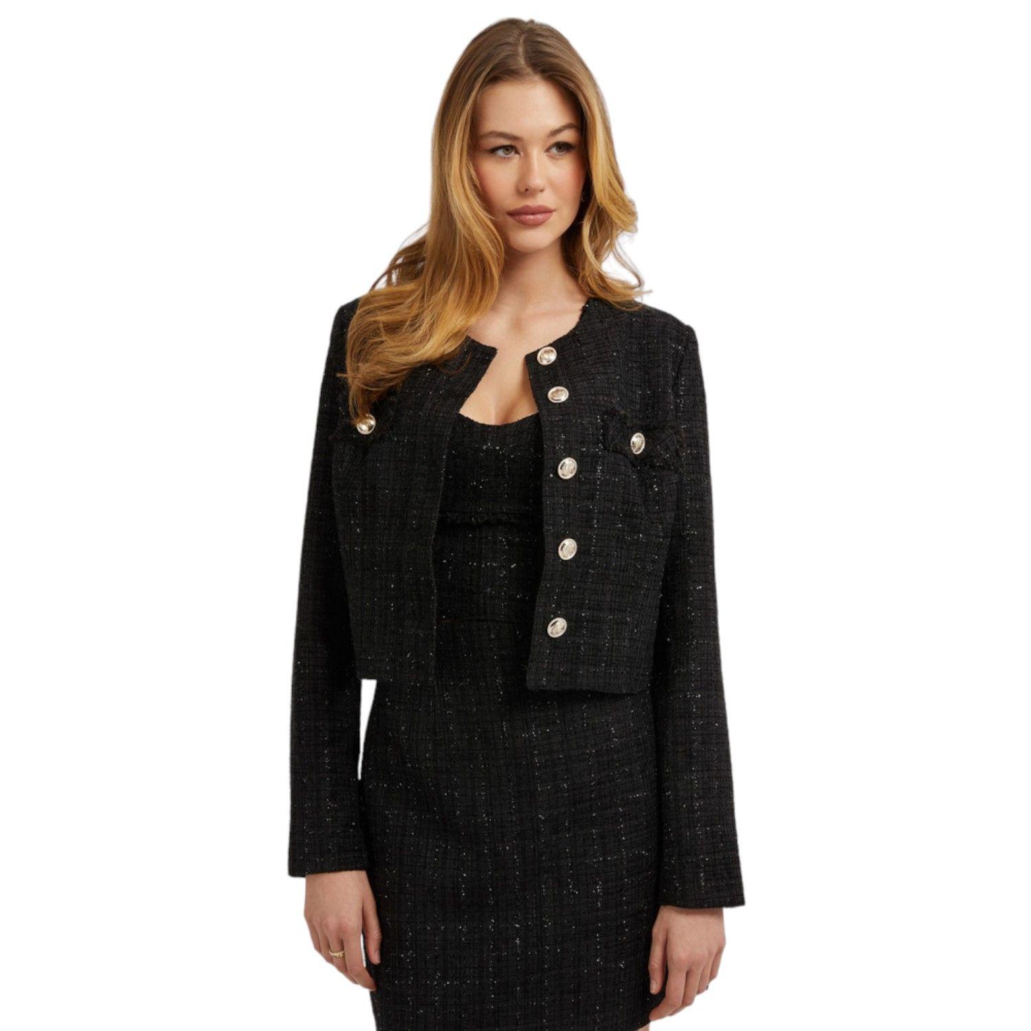 Chaqueta Guess Alara Jacket Jtmu Negro-0