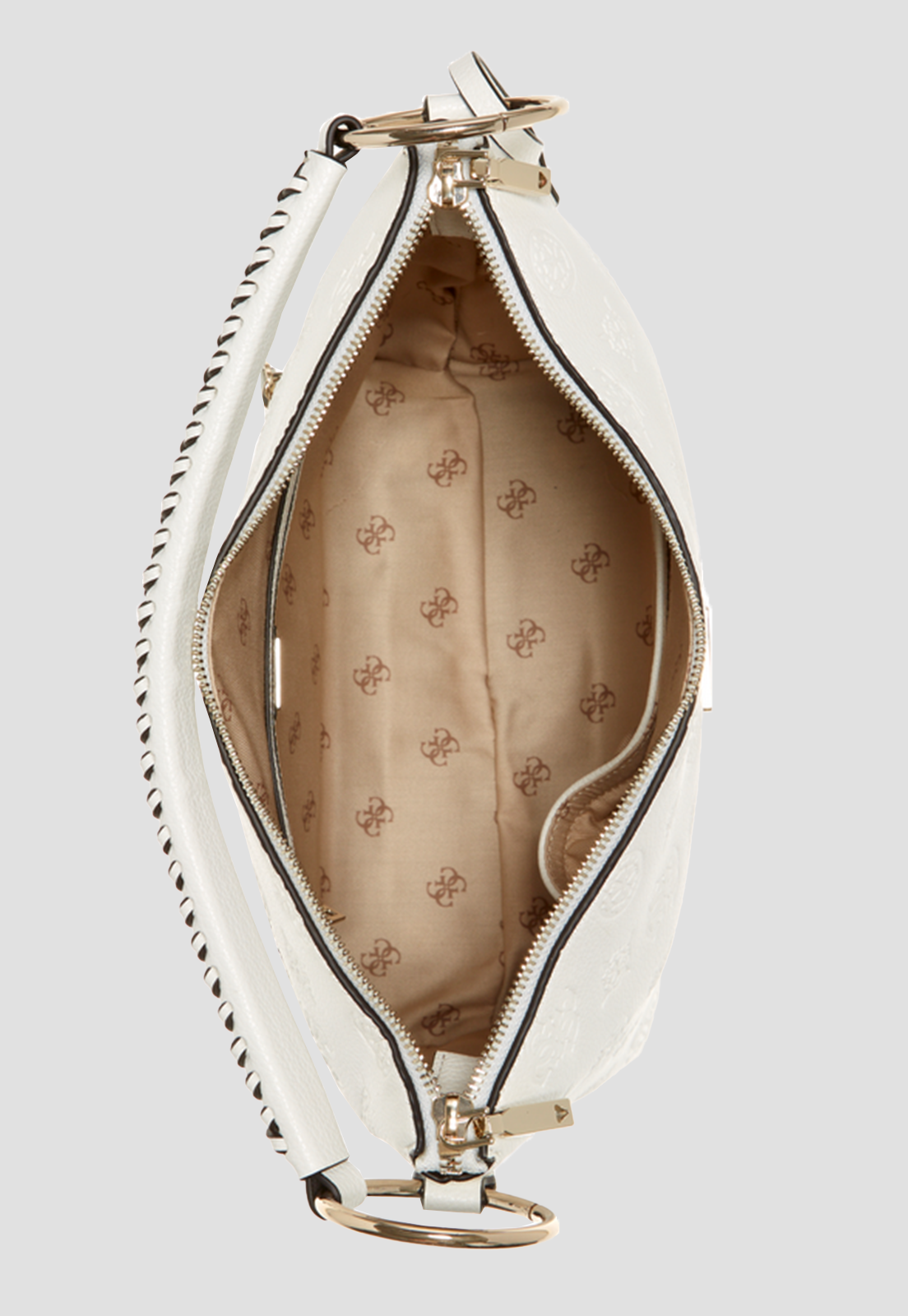 Cartera Helaina Hobo Whi Blanco Guess-3