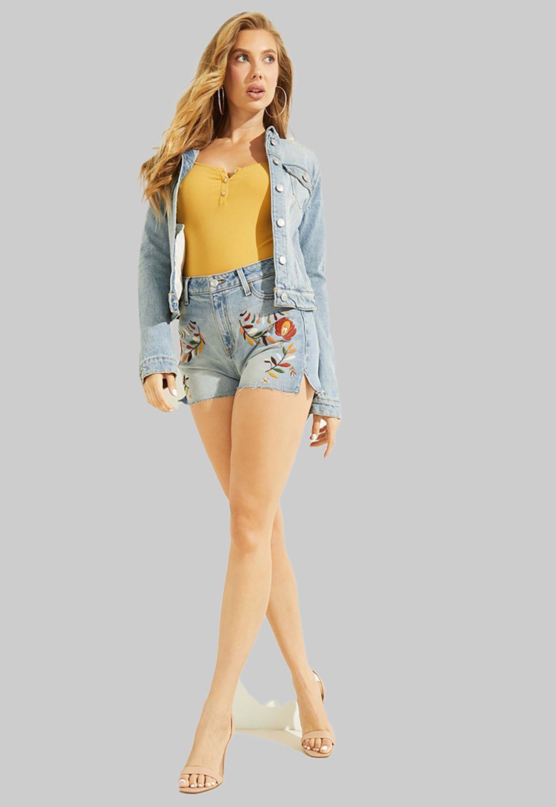 Short Claudia Short Mobu Denim Guess-1
