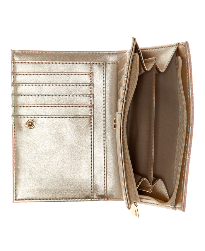 Billetera Guess Briana  Fold Organizer Crg Crema-2