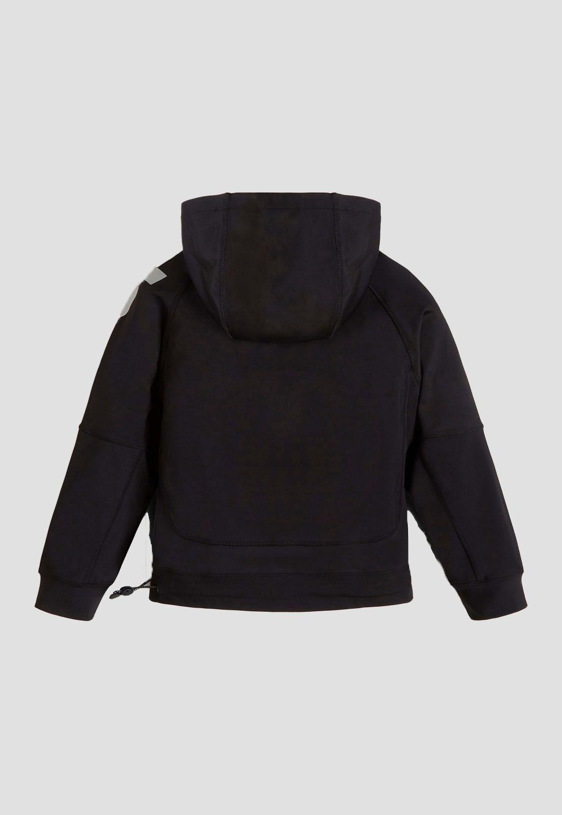 Poleron G Kids Ls Hooded Active Top Jblk-1