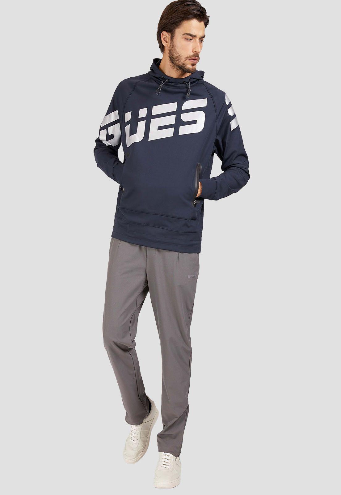 Poleron Guess Arden Scuba Hooded Sweatshirt Dpm-1