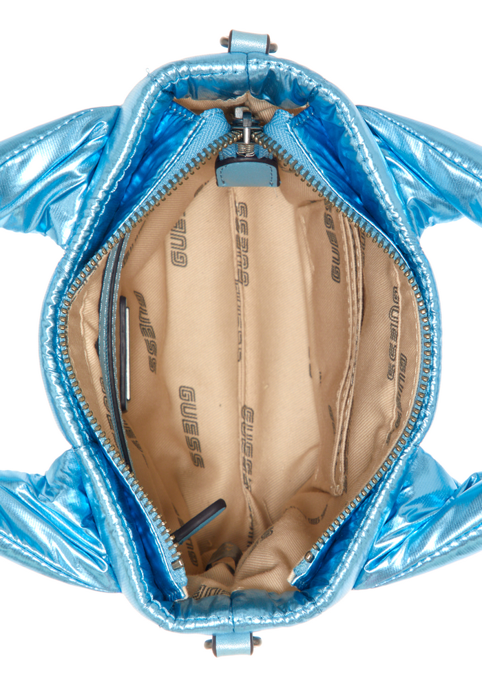 Mini Cartera Active Aspen Mini Tote Blu Azul Guess-3