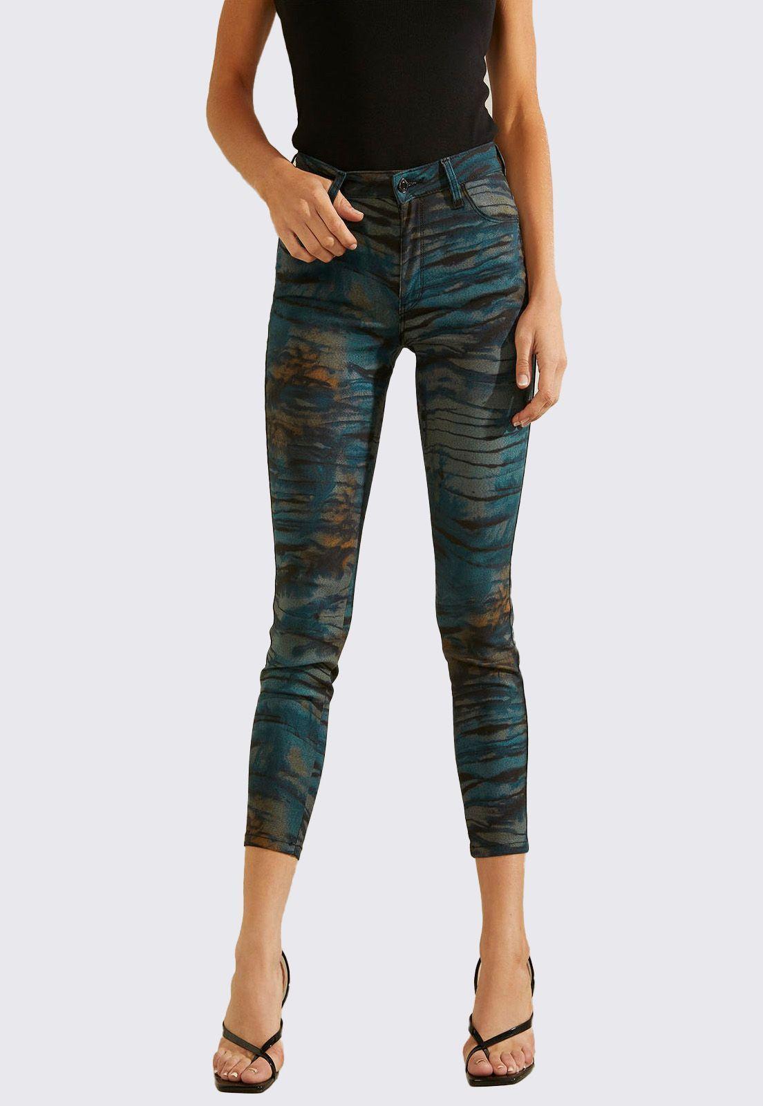 Jeans Guess Sexy Curve Tigre Stamp-0