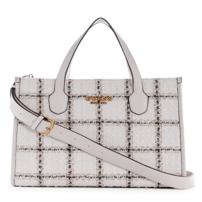 Cartera Silvana Small Tote Wib Blanco Guess-0