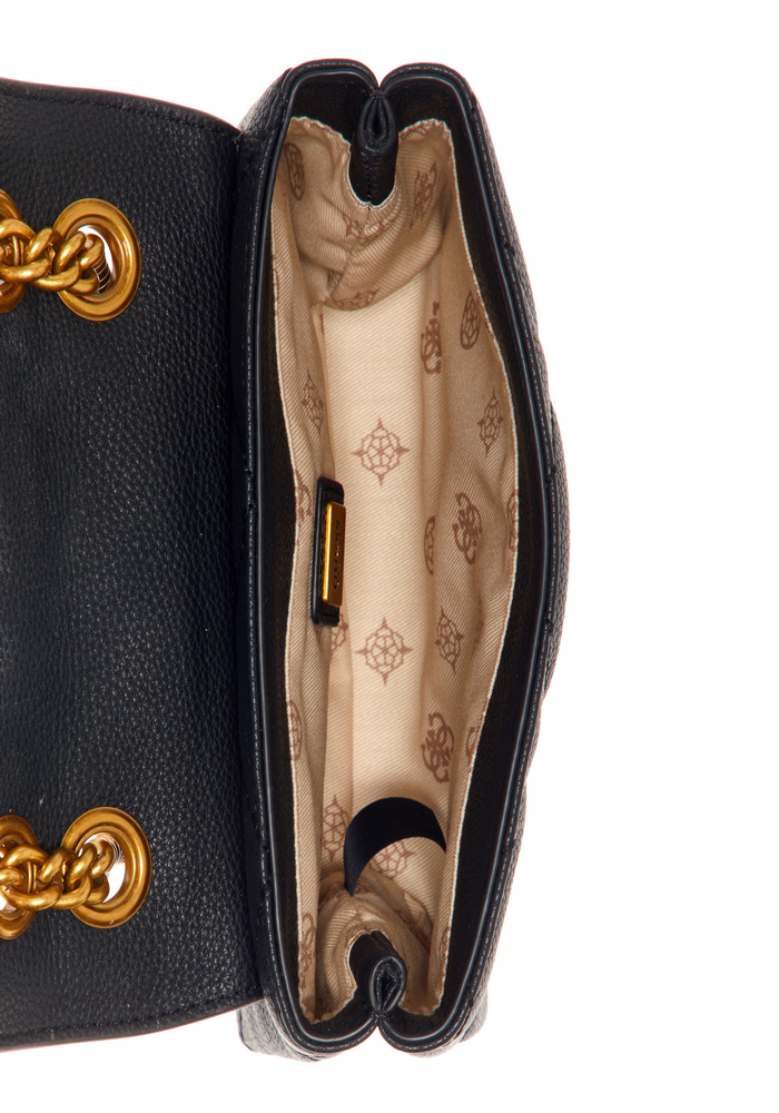 Mini Cartera Abey Mini Crossbody Negro Guess-3