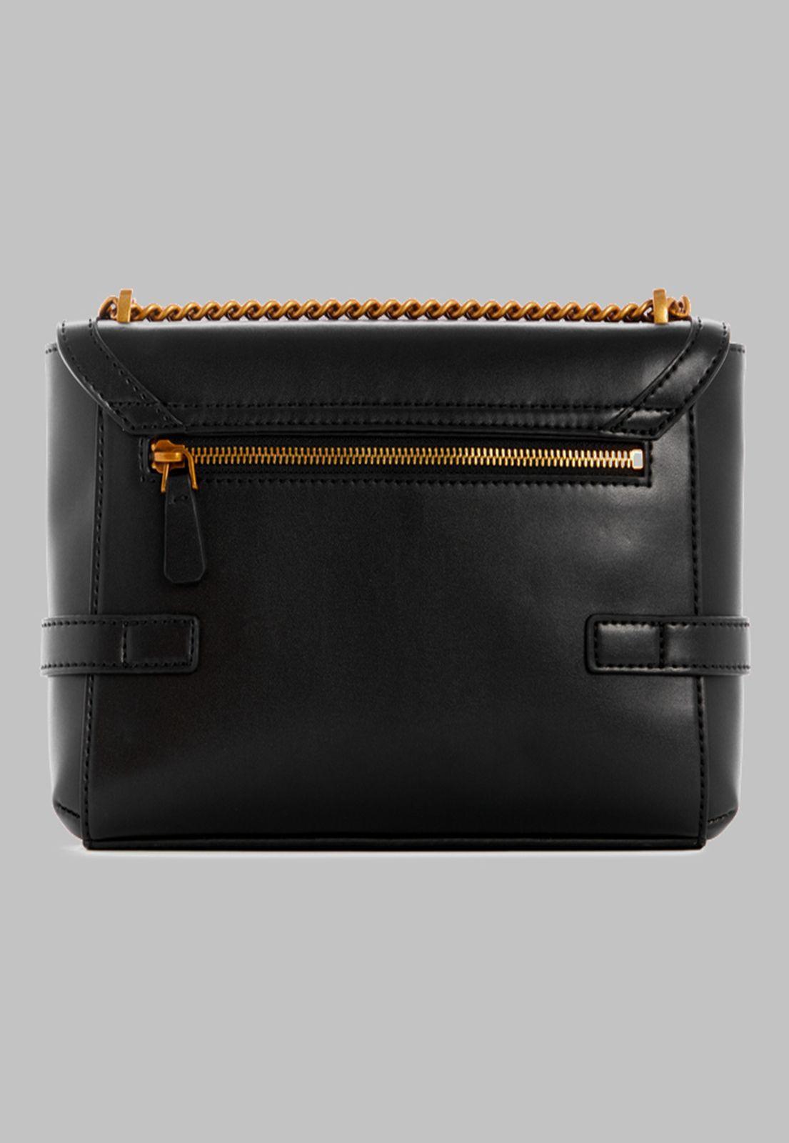 Cartera Guess Zadie Convertible Xbody Flap Bla Negro-2