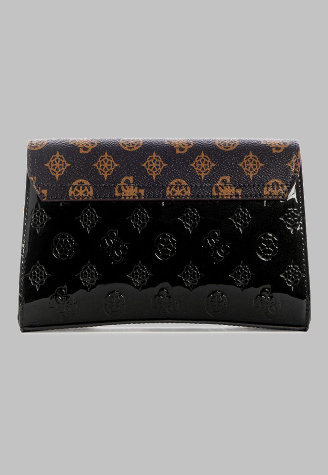Mini Cartera Guess Zira Mini Crossbody Flap Mab Café-2