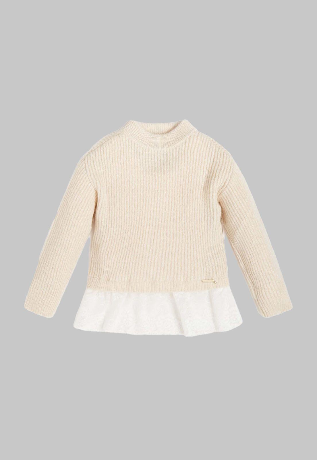 Tejido Ls Sweater Wlace F1J6 Guess Kids-0