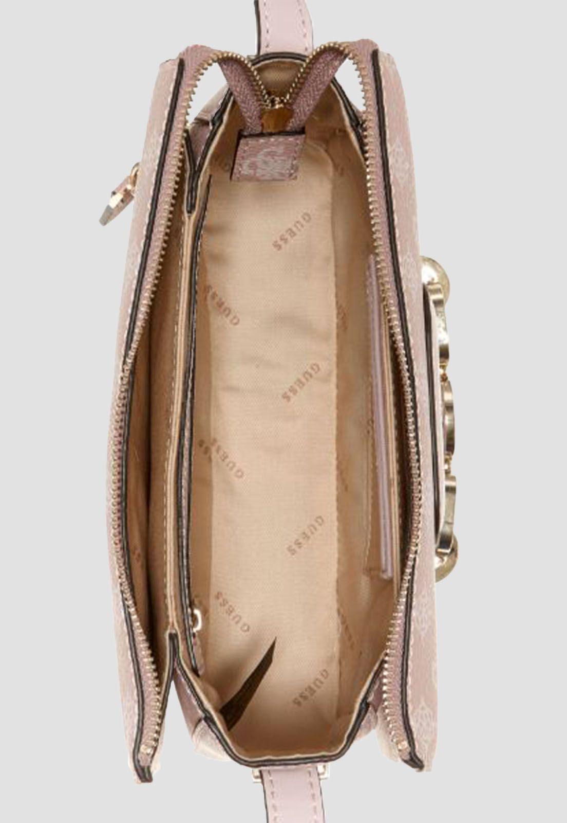 Cartera Hensely Logo P Zip Shldr Bag Guess-3