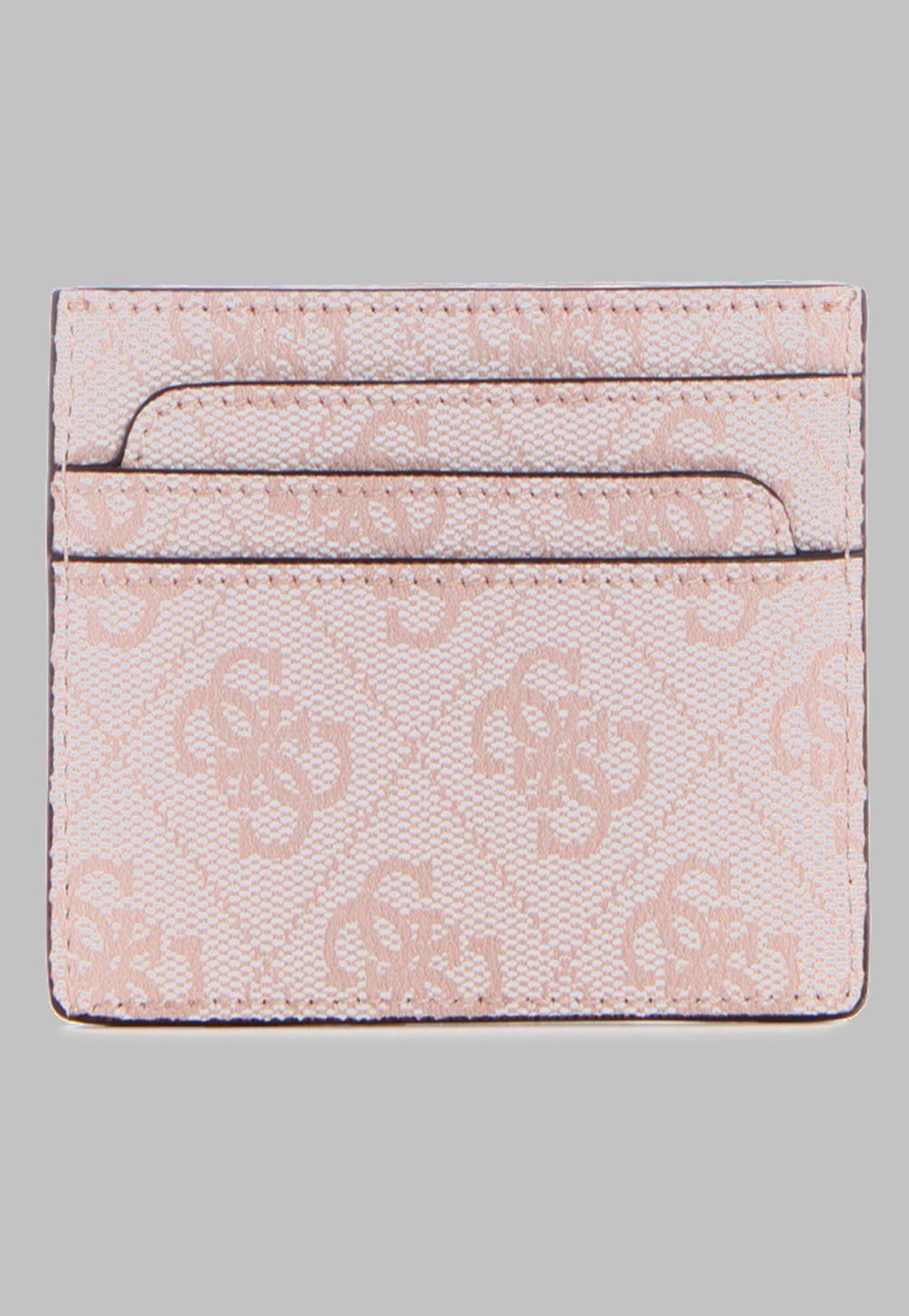 Billetera Guess Laurel Slg Card Holder Lrl Rosado-1