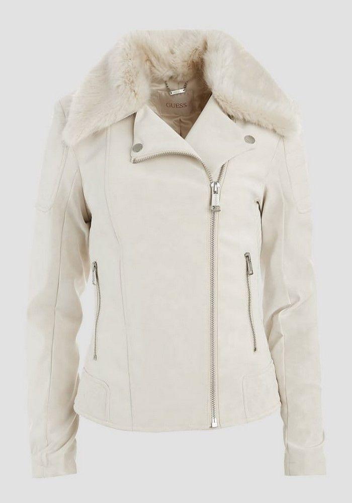 Chaqueta Guess Olivia Jacket G1M5 Crema-3