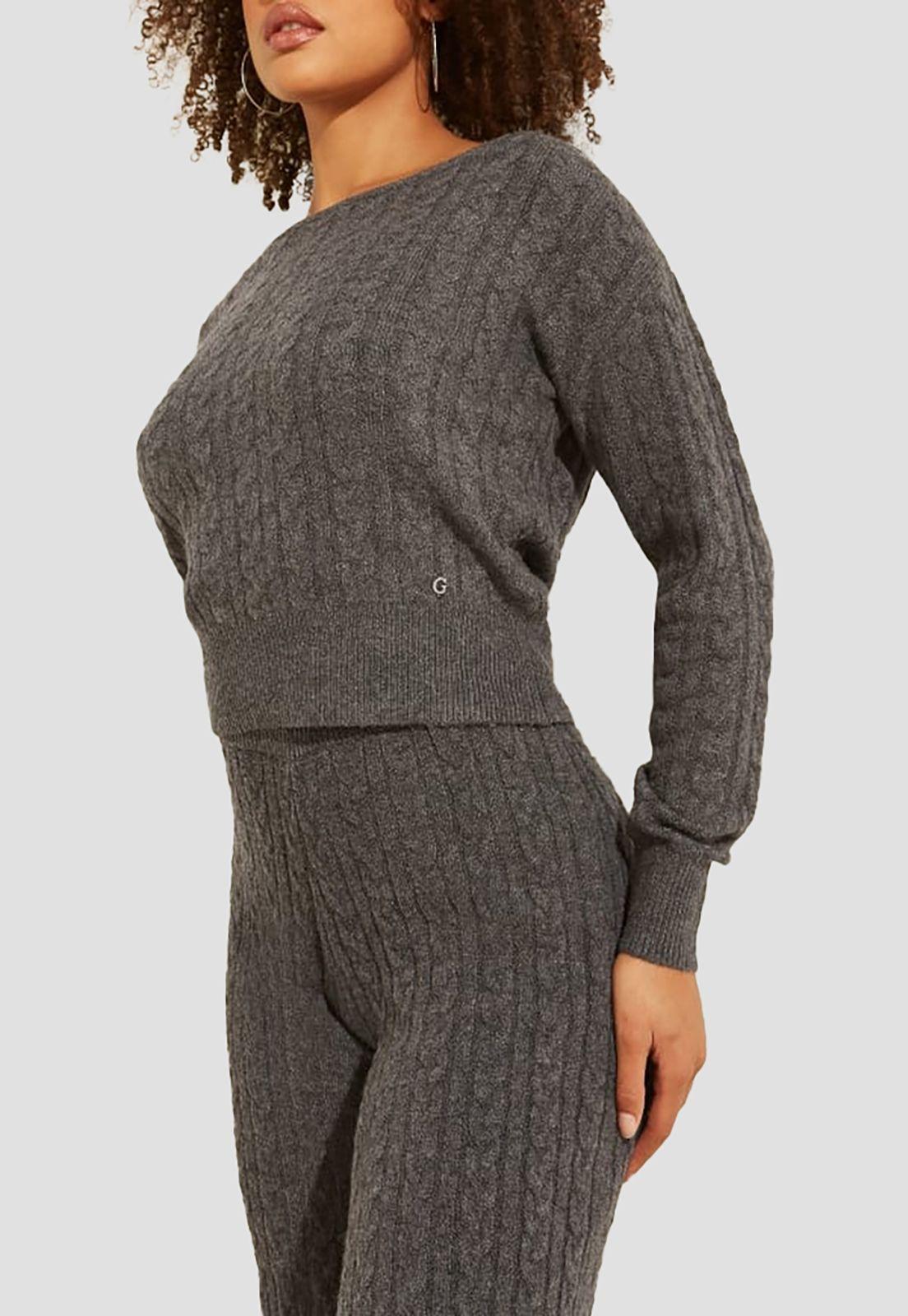 Tejido Guess Ls Sweaters F9G2 Gris-2
