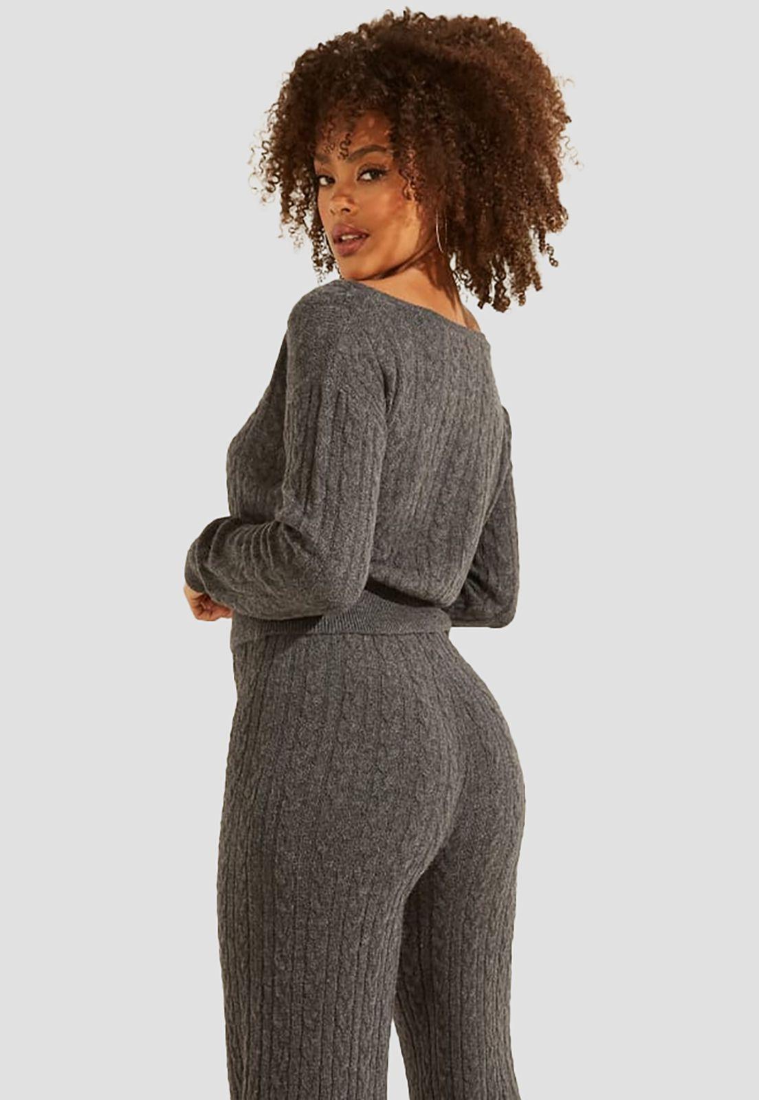 Tejido Guess Ls Sweaters F9G2 Gris-3