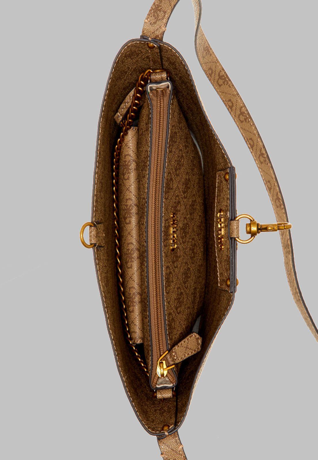 Cartera Guess Eco Brenton Bucket Ltl Café-3