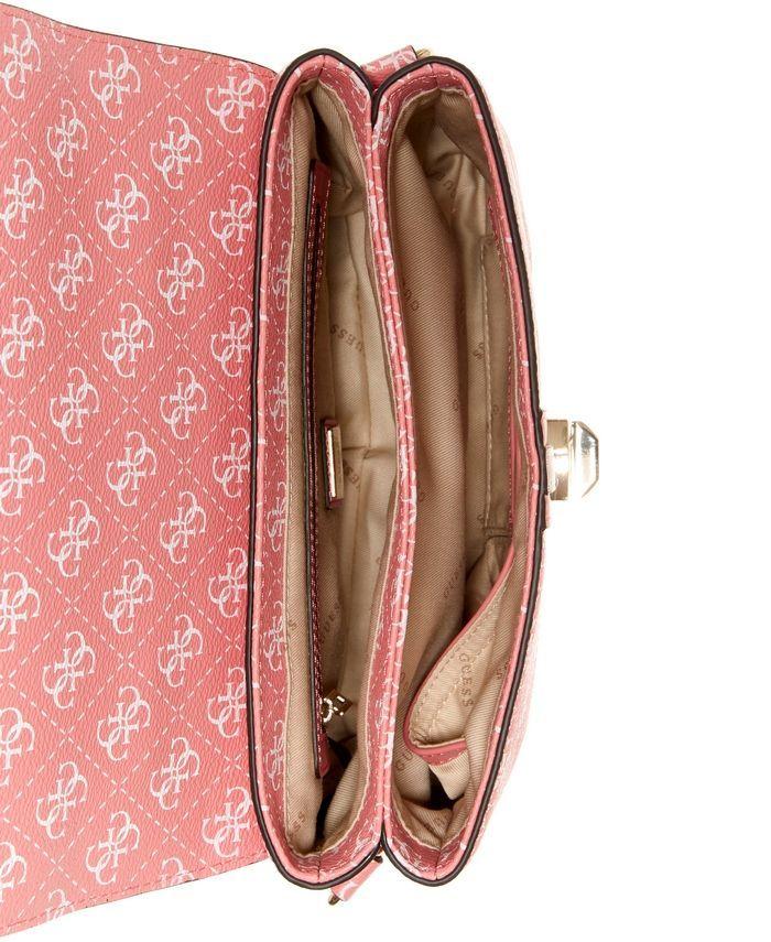 Cartera Kasinta Top Handle Flap Apm Rosado Guess-3