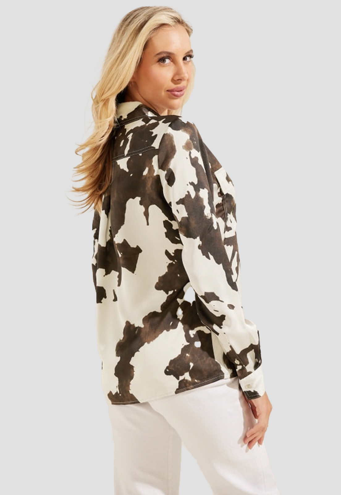 Camisa Guess Ls Woven Shirts P30G Multicolor-2