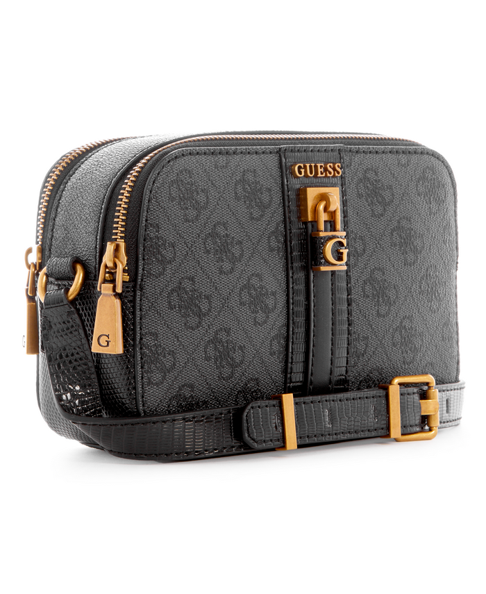 Cartera Guess Ginevra Logo Camera Bag Clo Carbon-1