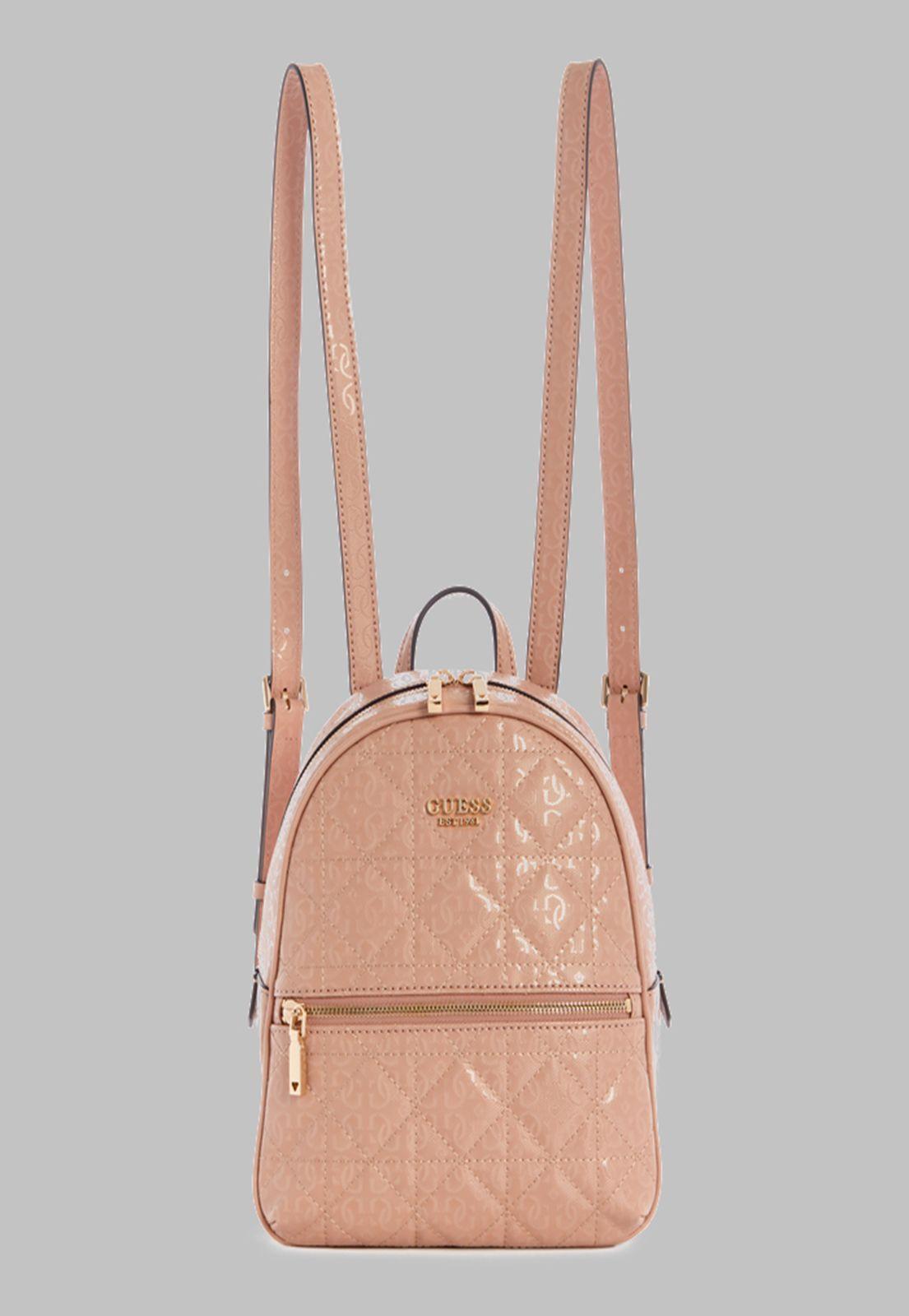 Mochila Guess Malia Backpack Bst Crema-0