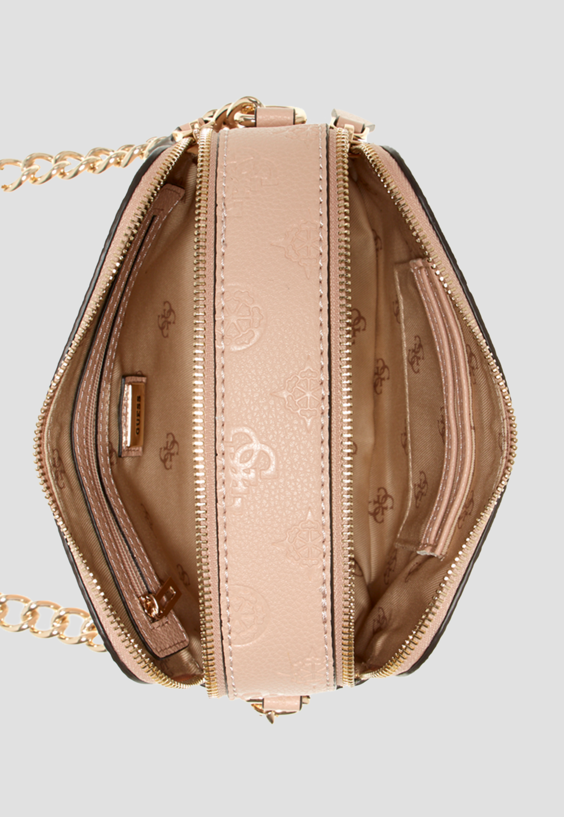 Cartera Helaina Crossbody Camera Alm Rosado Guess-3