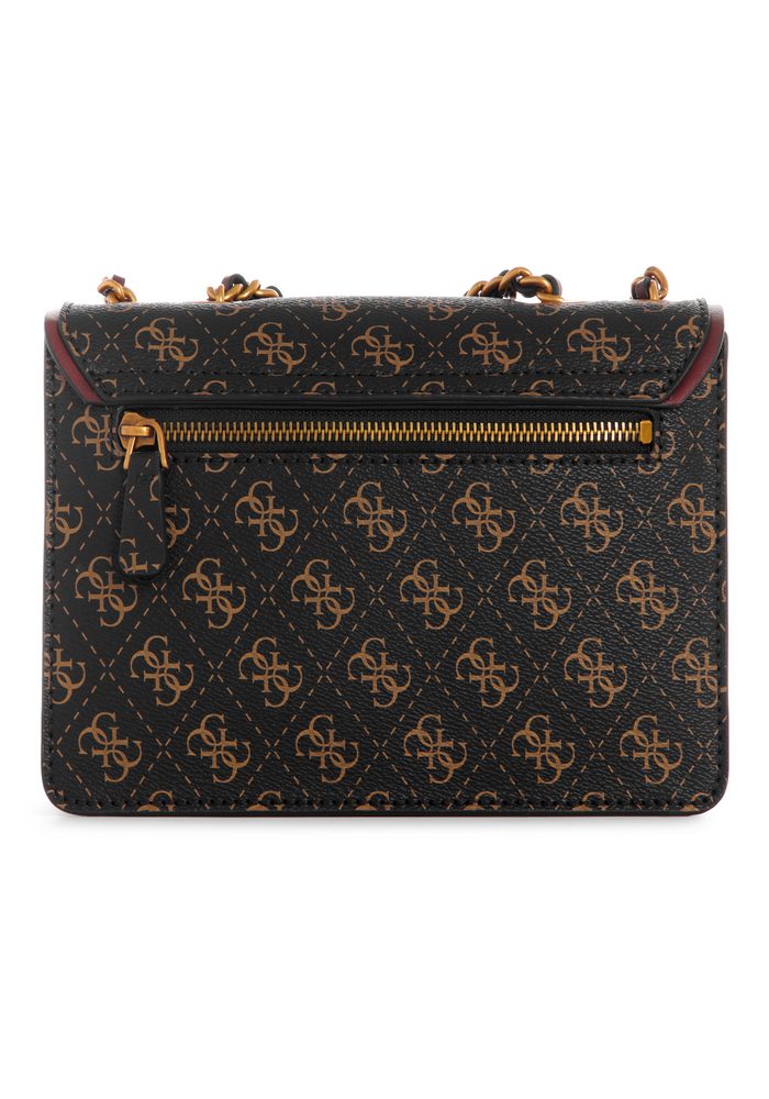 Cartera Izzy Convertible Xbody Flap Bgo Café Guess-2