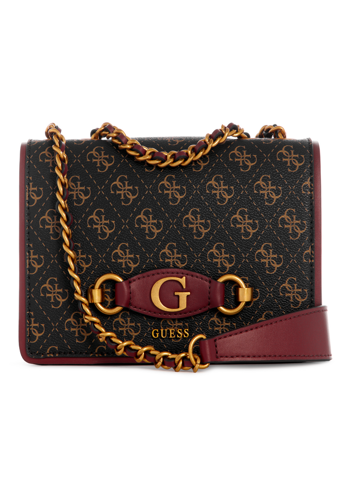 Cartera Izzy Convertible Xbody Flap Bgo Café Guess-0