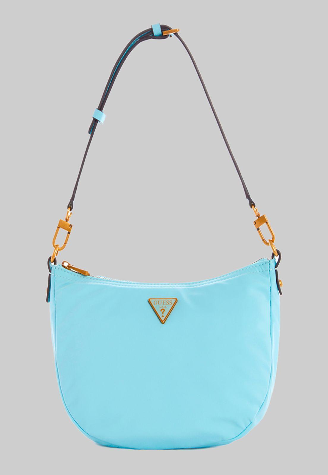 Cartera Eco Gemma Hobo Aqu Celeste Guess-0