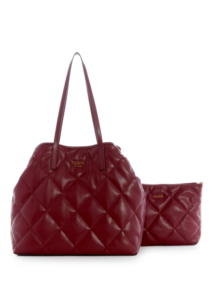 Cartera Vikky Large Tote Mer Rojo Guess-0