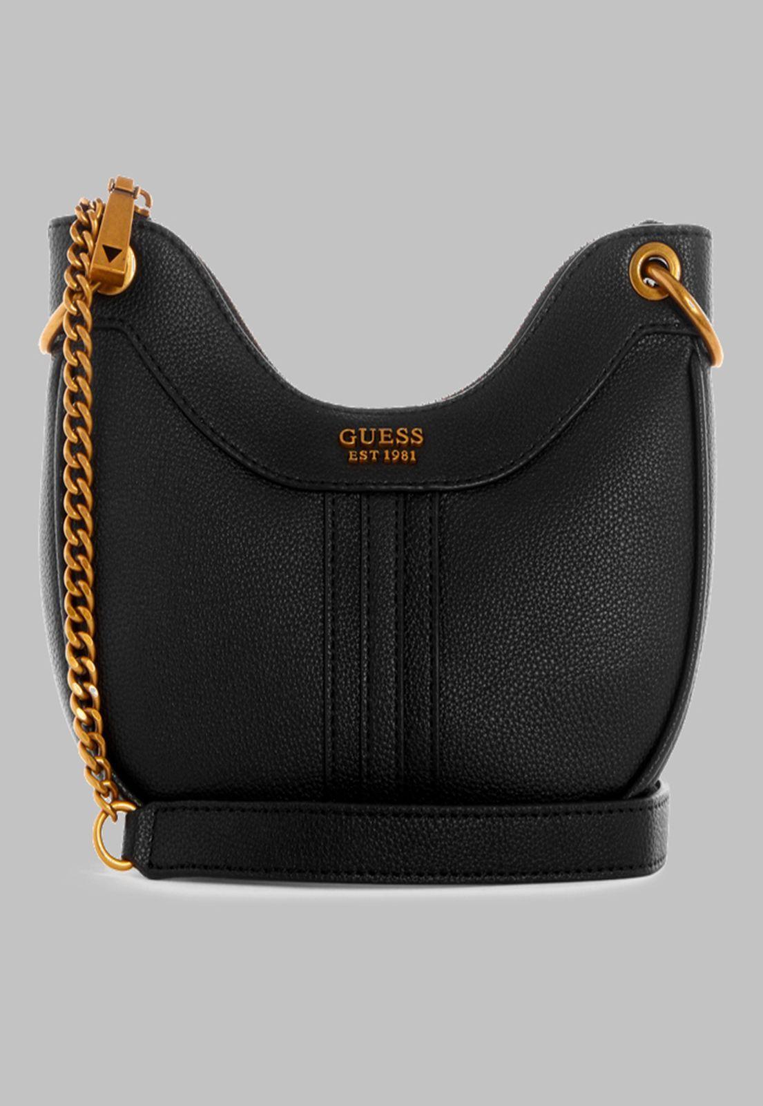 Mini Cartera Guess Kasinta Mini Hobo Bla Negro-0