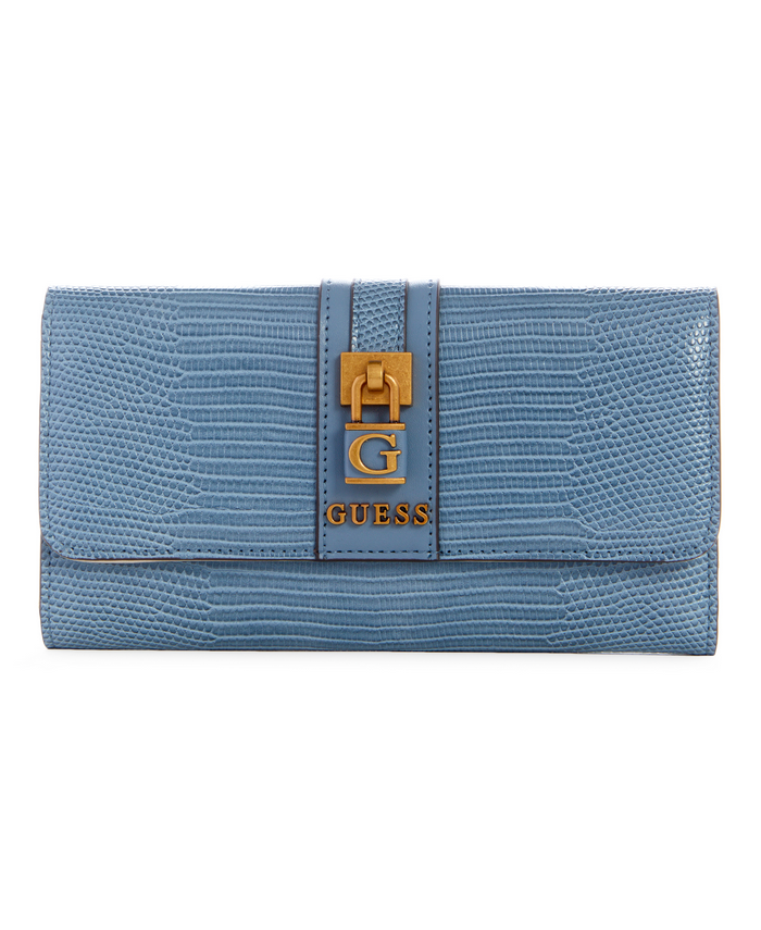Billetera Guess Ginevra Slg Multi Clutch Sla Celeste-0
