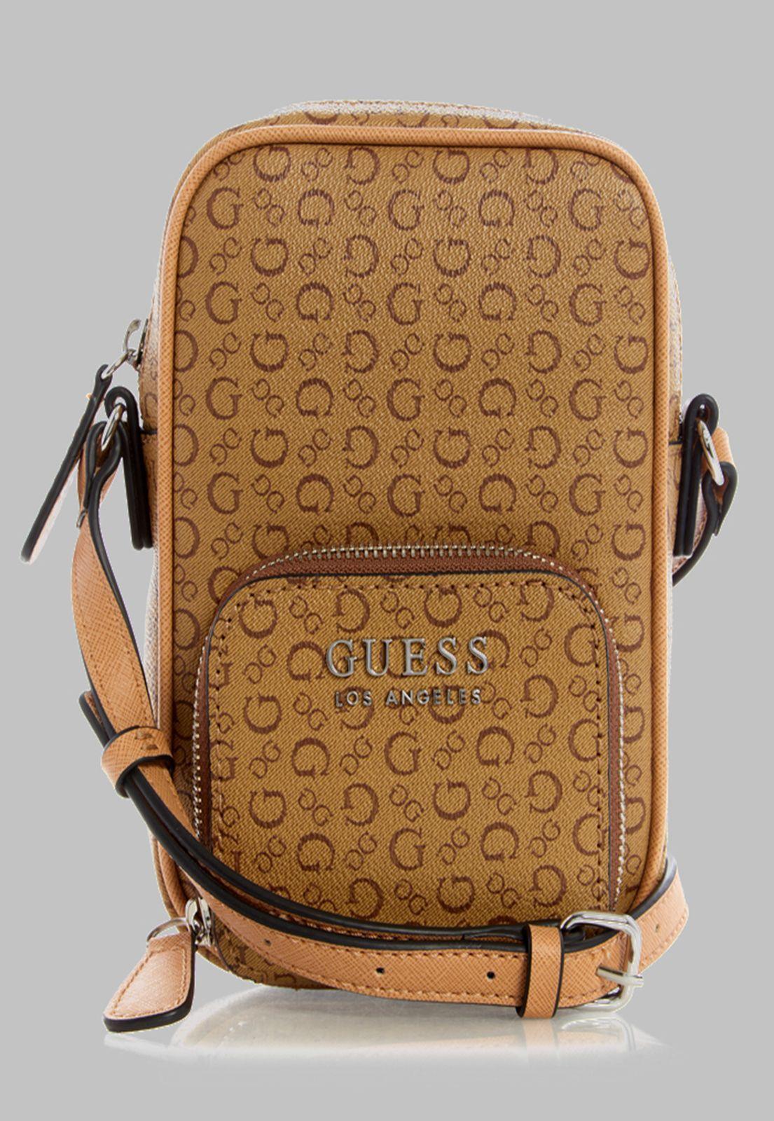 Cartera G Factory El Dorado Crossbody Top Zip Moc Café-0