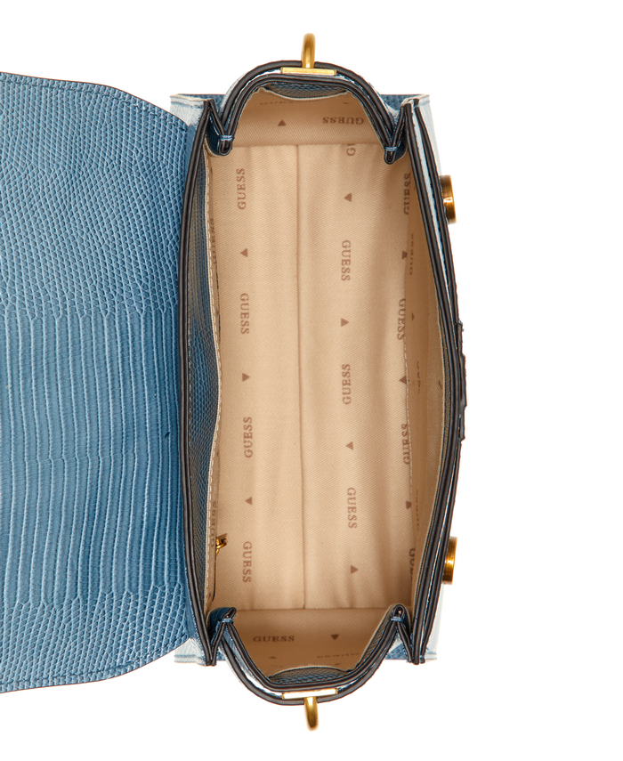 Cartera Guess Ginevra Top Handle Flap Sla Celeste-3