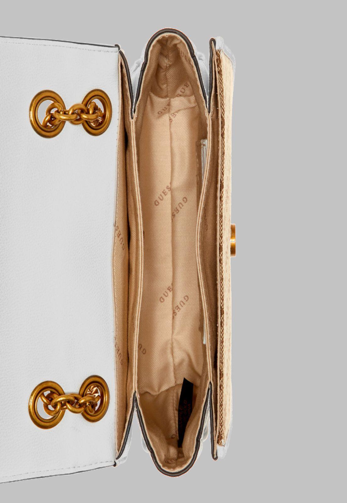 Cartera Guess Aviana Sml Cnvrtble Xbody Flap Lht Blanco-2