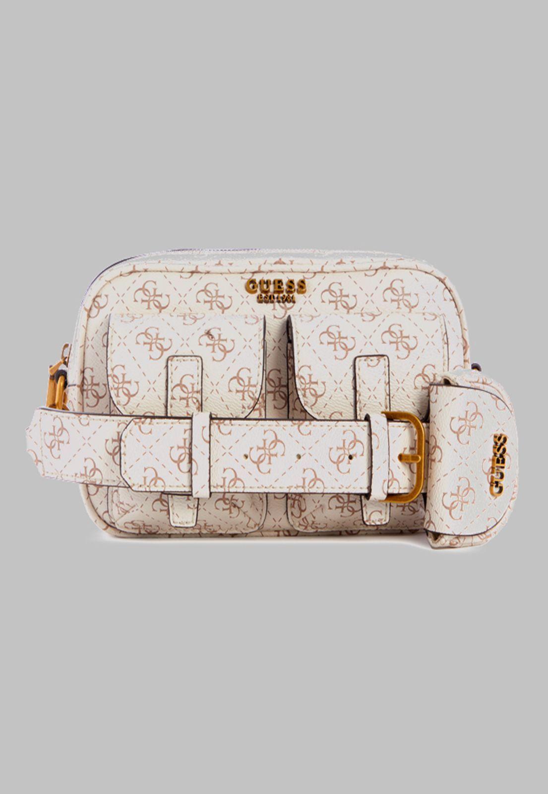 Mini Cartera Guess No Limit Crossbody Sling Crg Crema-0