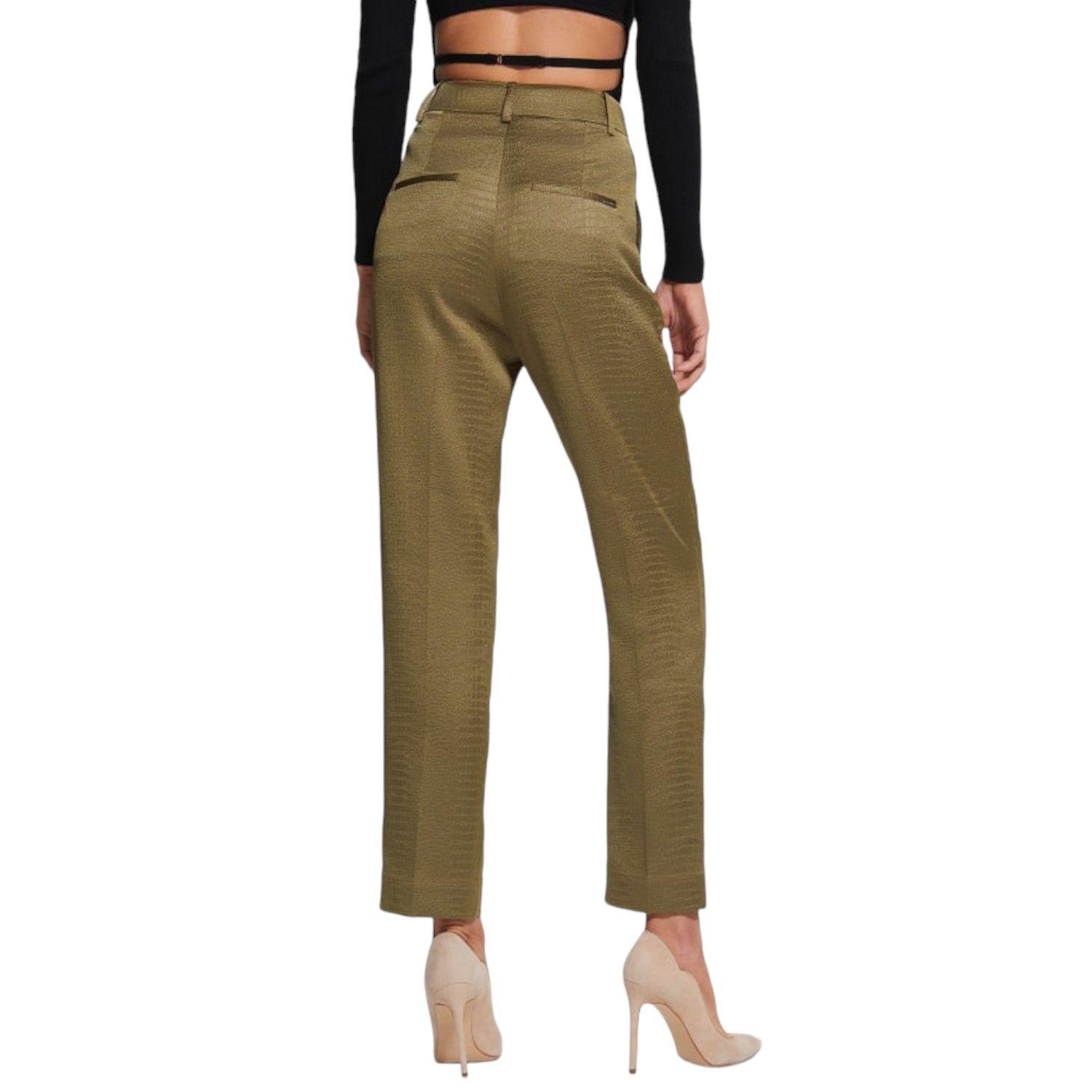 Pantalon Guess Alejandra Pants F1H6 Verde-2