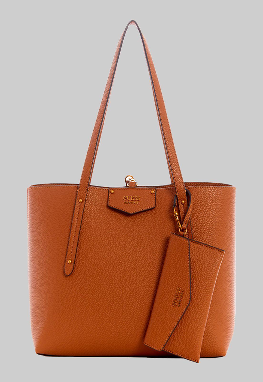 Cartera Eco Brenton Tote Car Café Guess-0