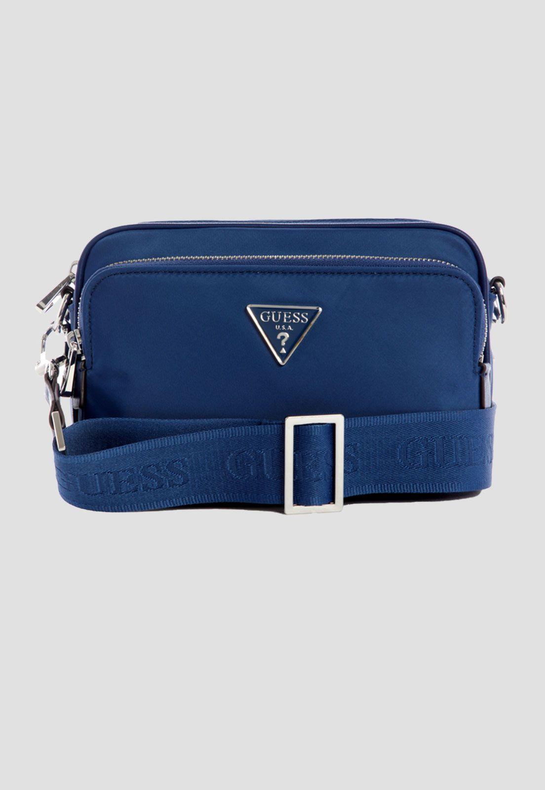 Mini Cartera Little Camera Azul Guess-0