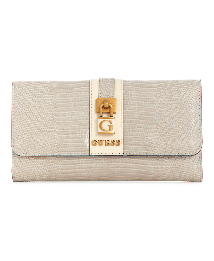 Billetera Guess Ginevra Slg Multi Clutch Tau Blanco-0