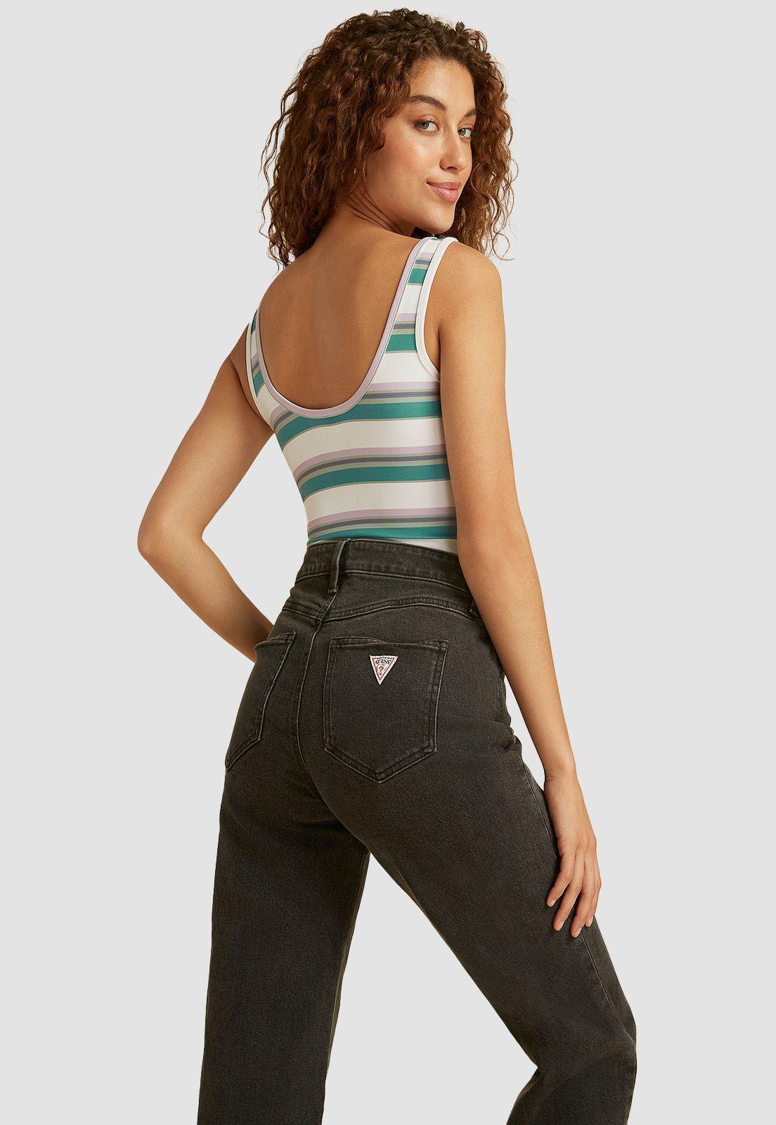 Body Guess Go Ari Stripe Body Suit-3