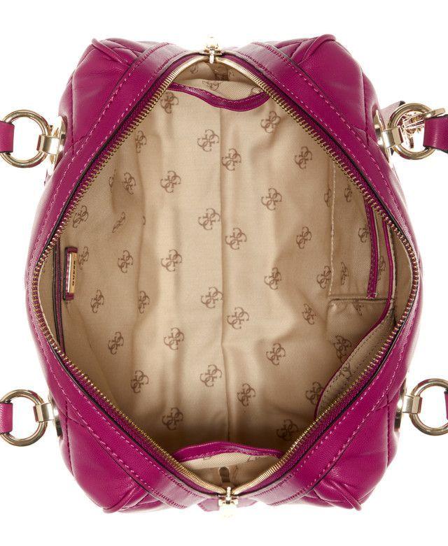 Cartera Cessily Box Satchel Fuc Rosado Guess-3