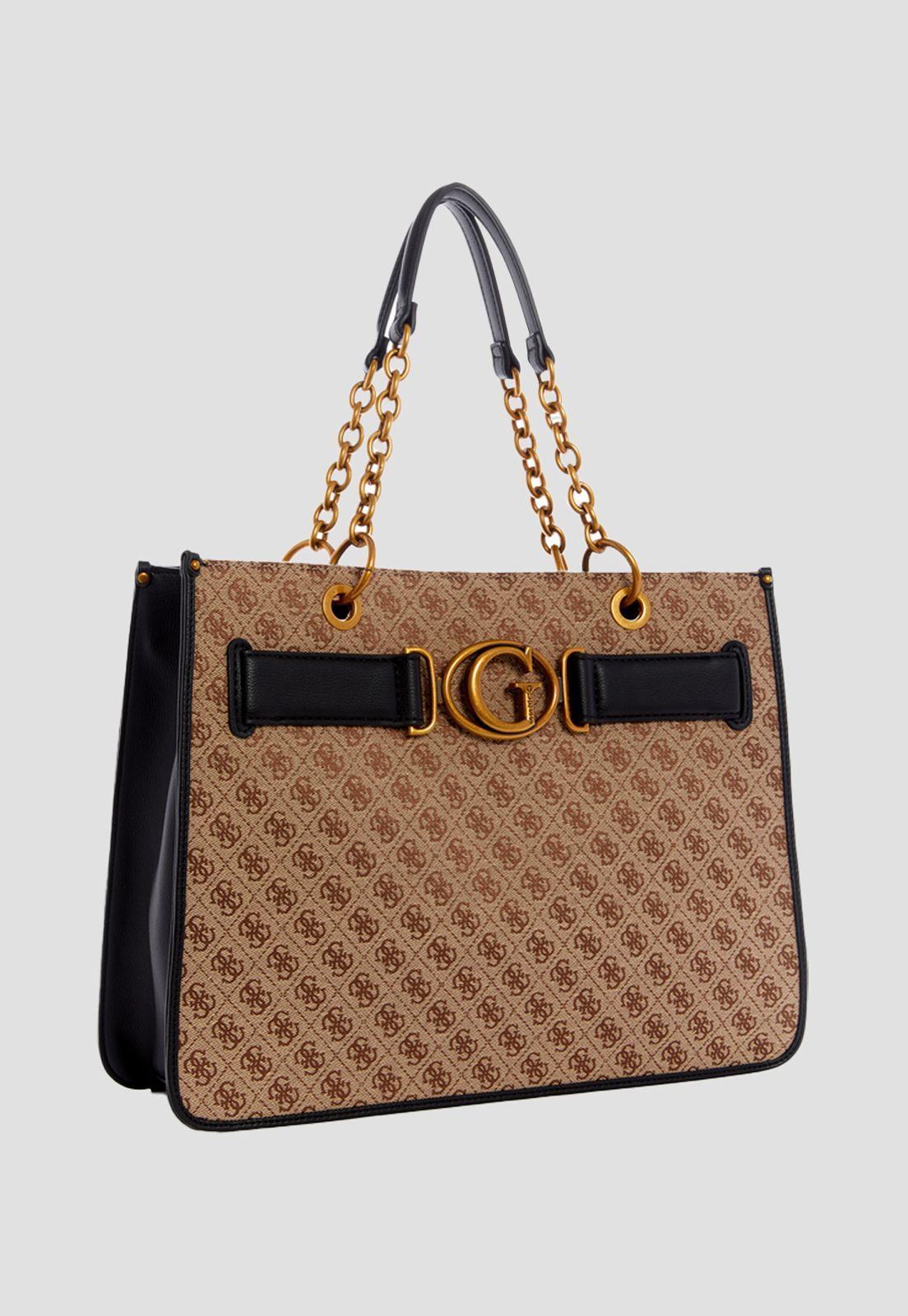 Cartera Aviana Tote Lbl Negro Guess-1