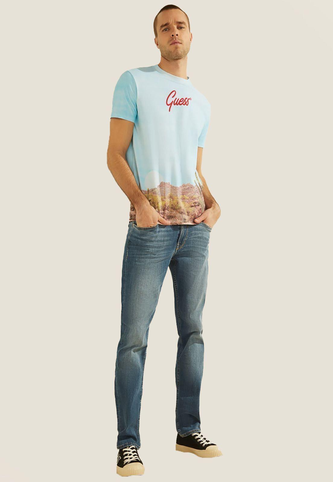 Polera Guess Ss Cactus Print Tee-0