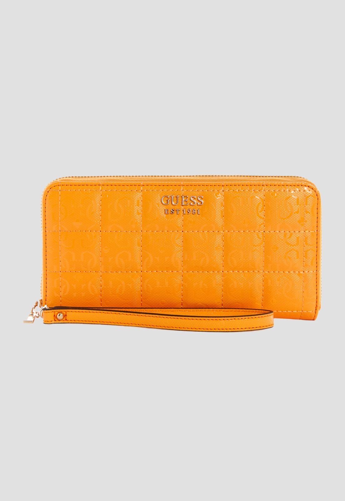 Billetera Kobo Slg Large Around Man Naranjo Guess-0