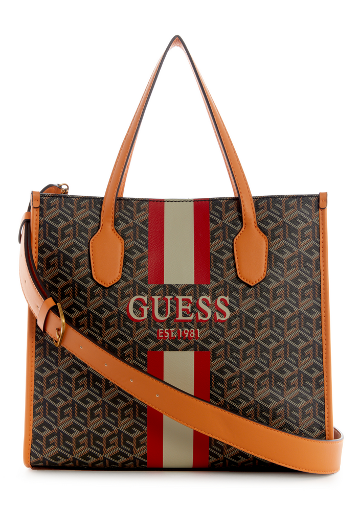 Cartera Silvana 2 Compartment Naranjo Guess-0