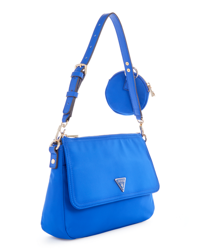 Cartera Guess Eco Gemma Top Zip Shlder Bag Blu Azul-1