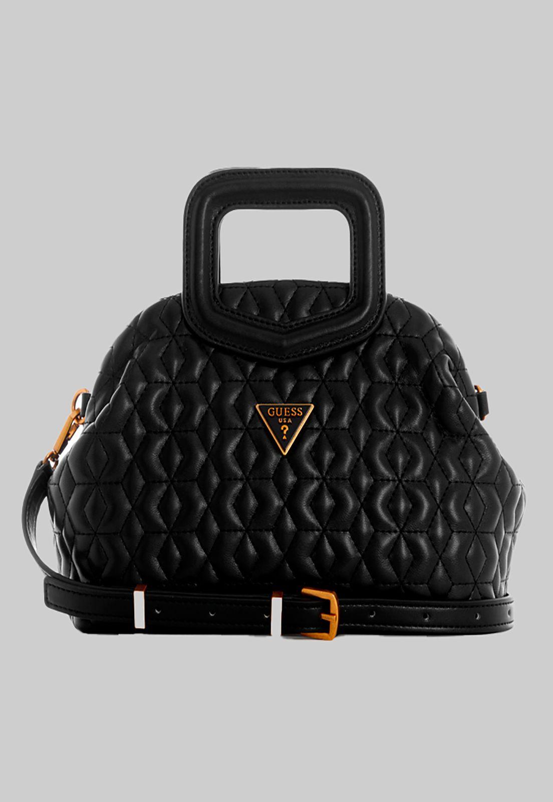 Mini Cartera Errin Small Frame Clutch Negro Guess-0