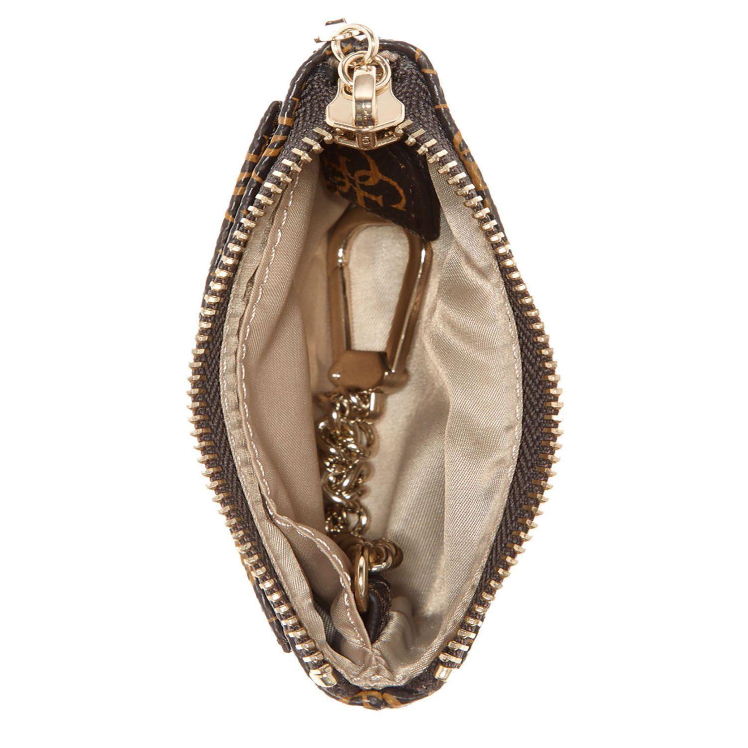 Billetera Guess Katey Slg Zip Pouch Sml Gris Tu-2