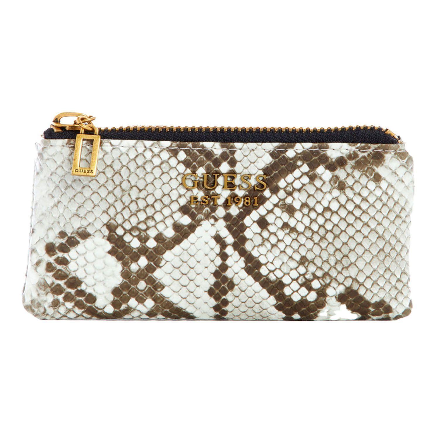 Billetera Guess Katey Slg Zip Pouch Sml Gris Tu-0