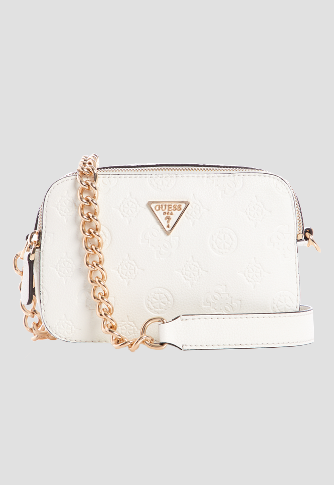 Cartera Helaina Crossbody Camera Whi Blanco Guess-0